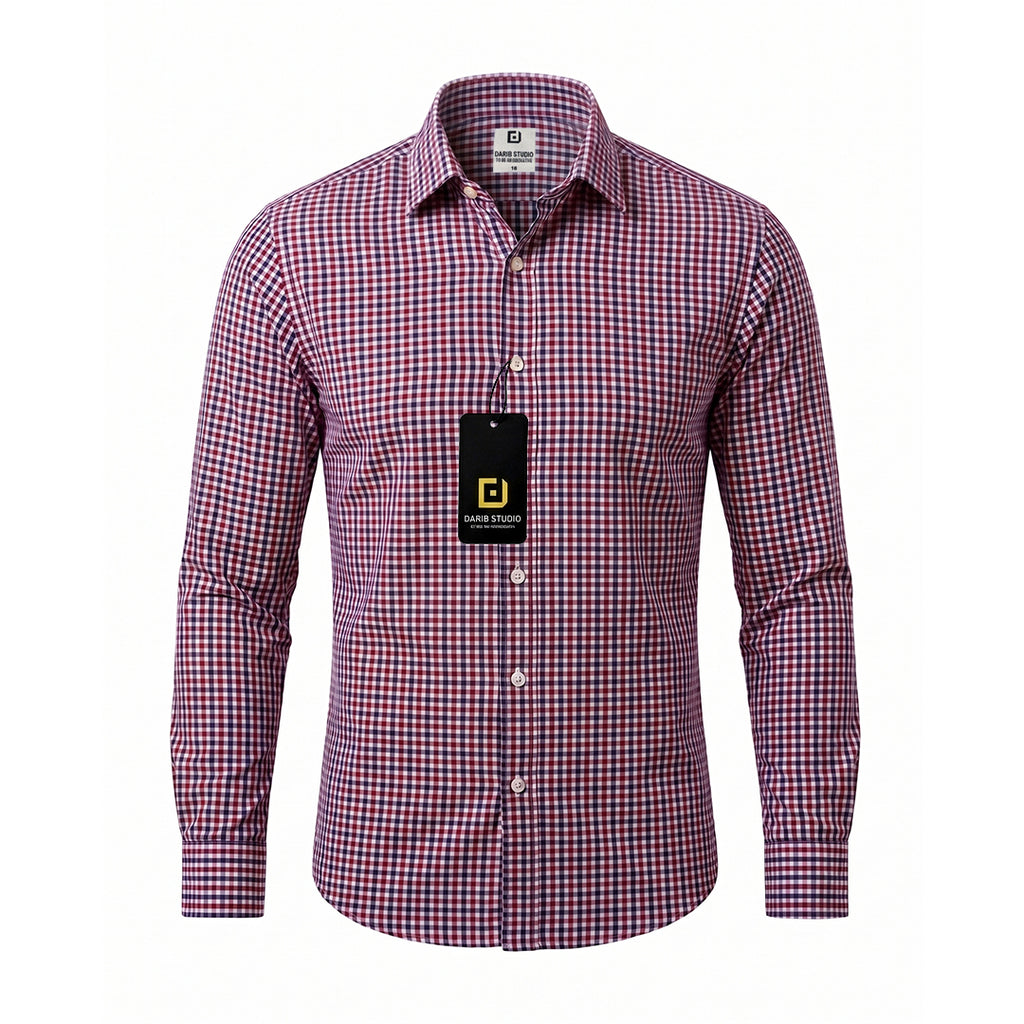 Red Blue Chak Casual Shirt 525