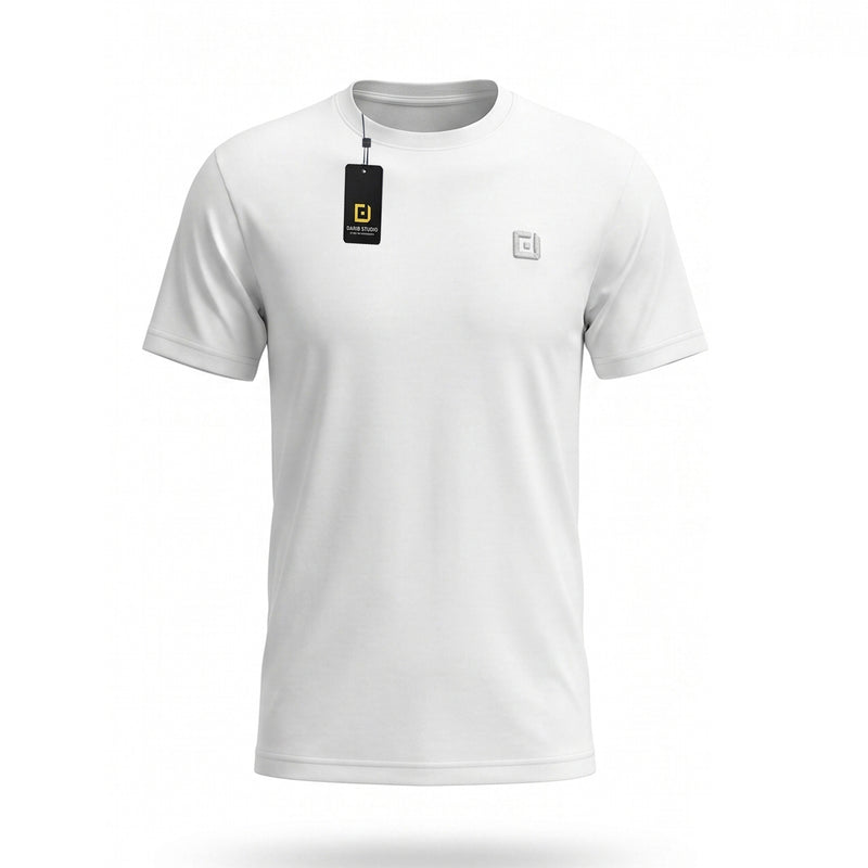 Round Neck White 414