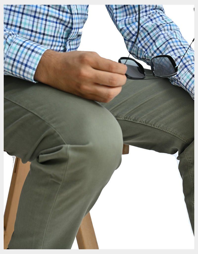 Olive Chino Pant 602