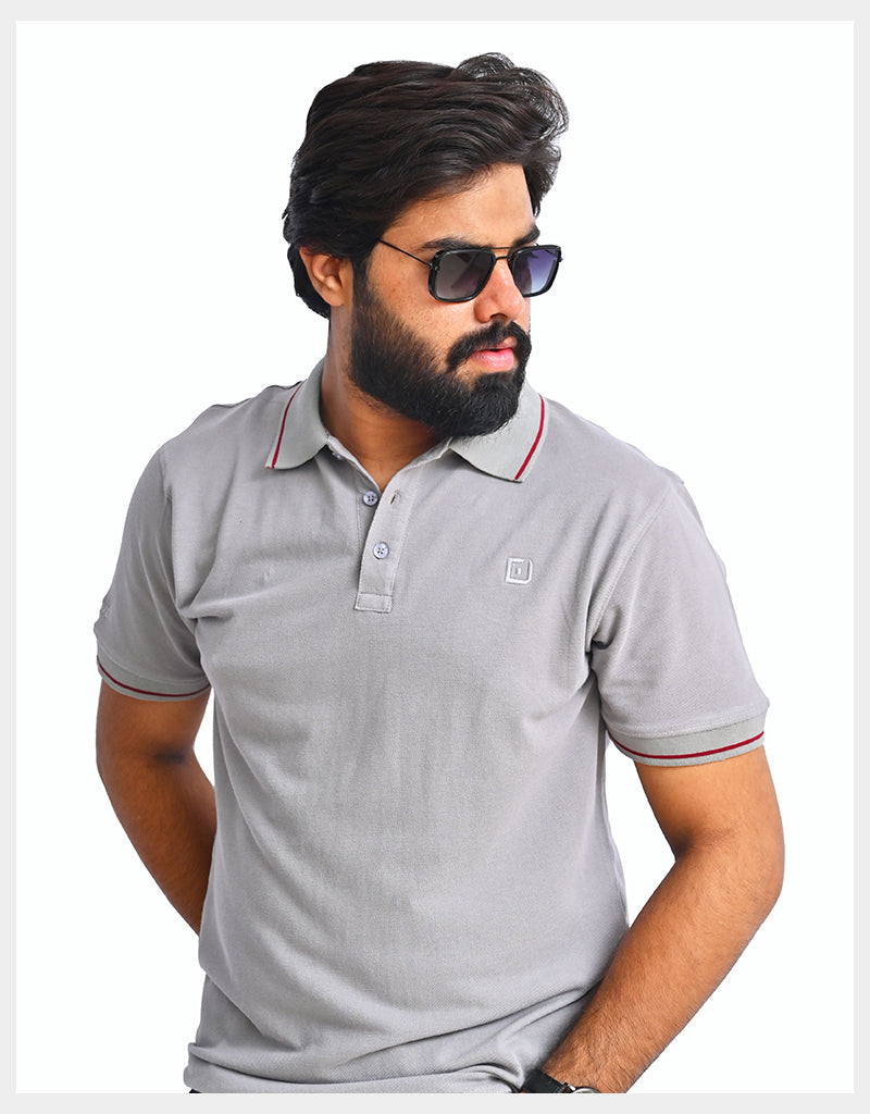 Light Grey Polo Shirt 401