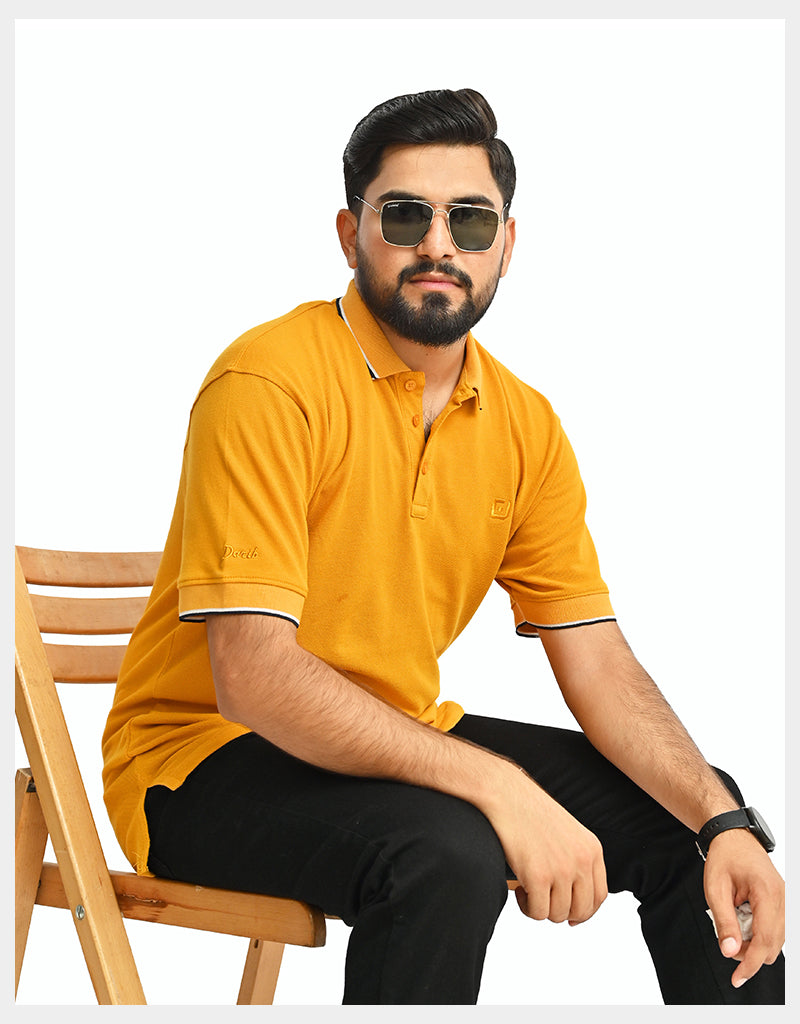 Mustard Polo Shirt 402