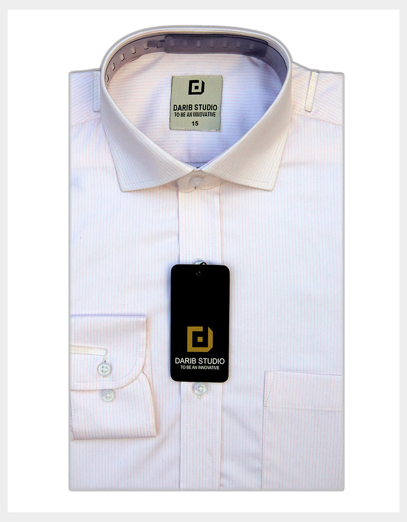 Pink Striped Casual Shirt 521