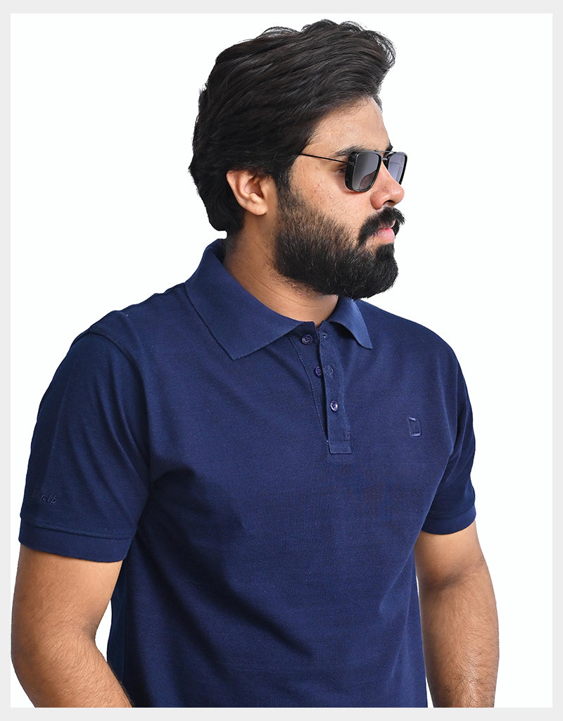 Navy Blue Polo Shirt 410
