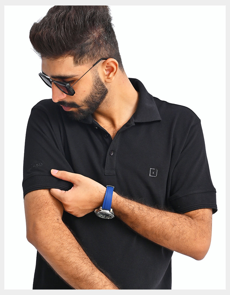 Black Polo Shirt 409